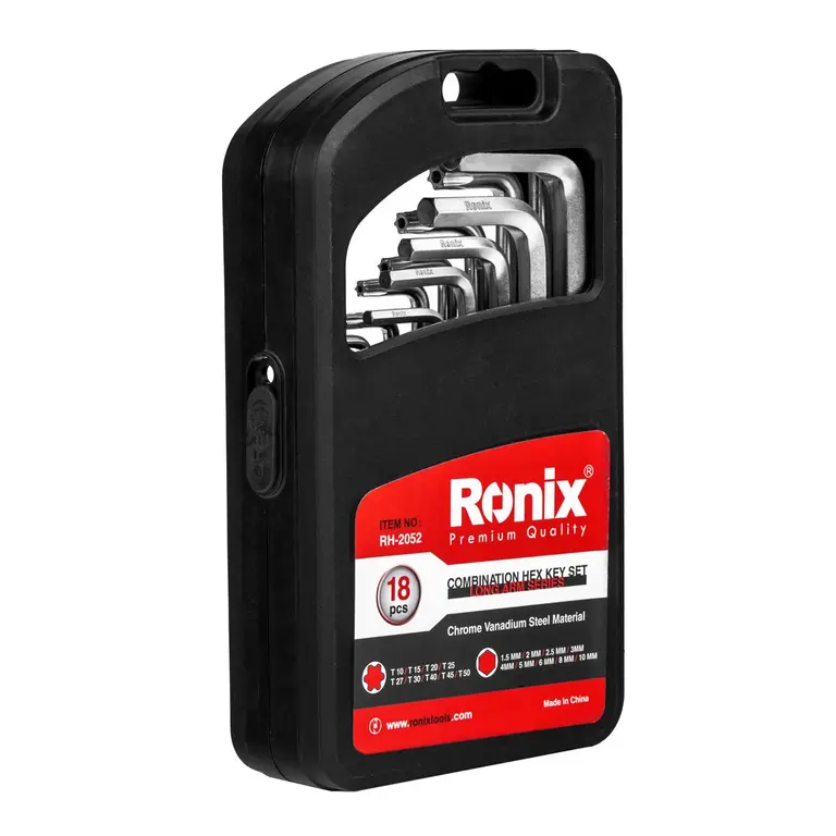 Jogo De Chaves Allen E Torx Magnetica 18 Peças Ronix Rh-2052