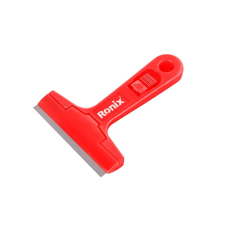 Raspador Manual De Aço Inoxidável 0,4mm X 18mm Com Cabo ABS Ronix RH-3051